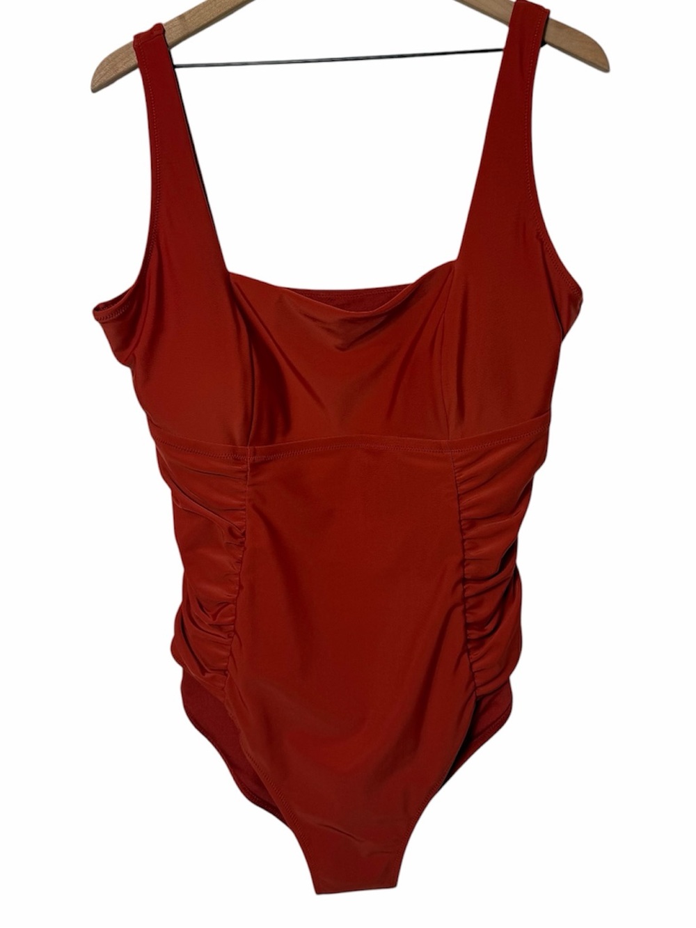 Old Navy Red Orange One Piece Swimsuit XXL NWOT No Liner